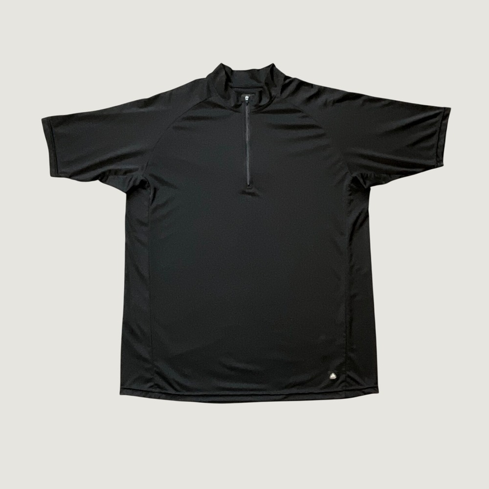 Nike ACG Dri-FIT Quarter Zip Short Sleeve Base Layer Shirt Black Mens XL